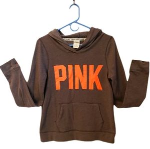Pink Victotia's Secret Grey Hoodie Size Small